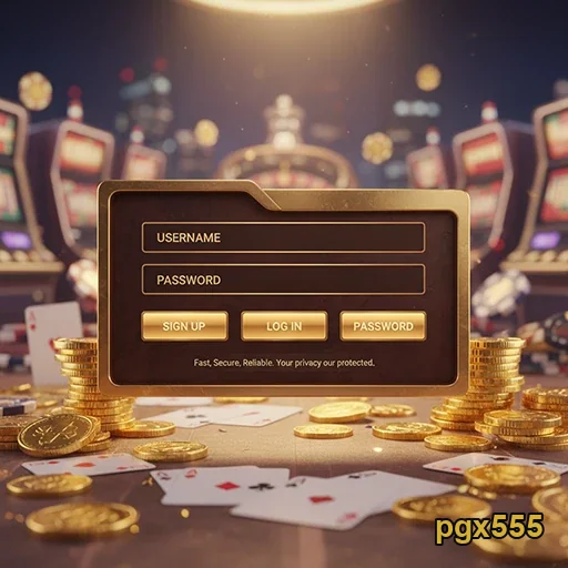 Ilustração de Descubra oportunidades VIP no pgx555 com jogos de cassino