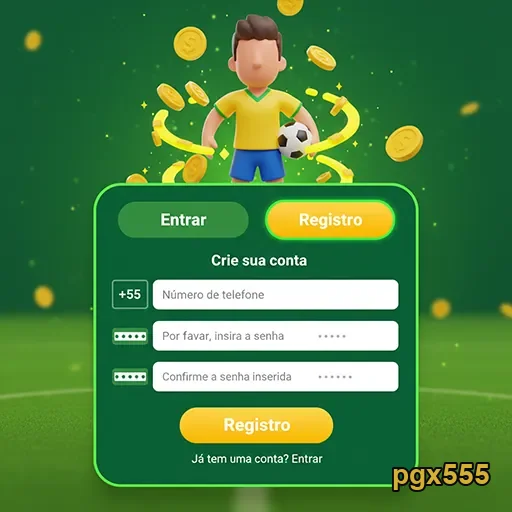 Ilustração de Acesse o pgx555 e descubra um cassino online completo