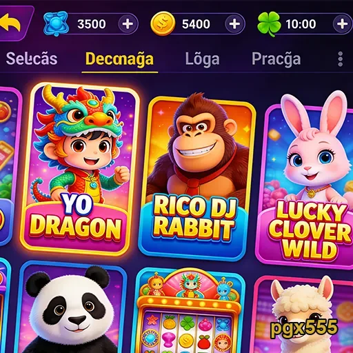 Ilustração de Acesse o pgx555 e descubra um cassino online completo