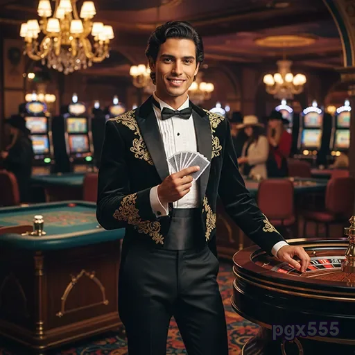 Jogador desfrutando de jogos VIP em pgx555